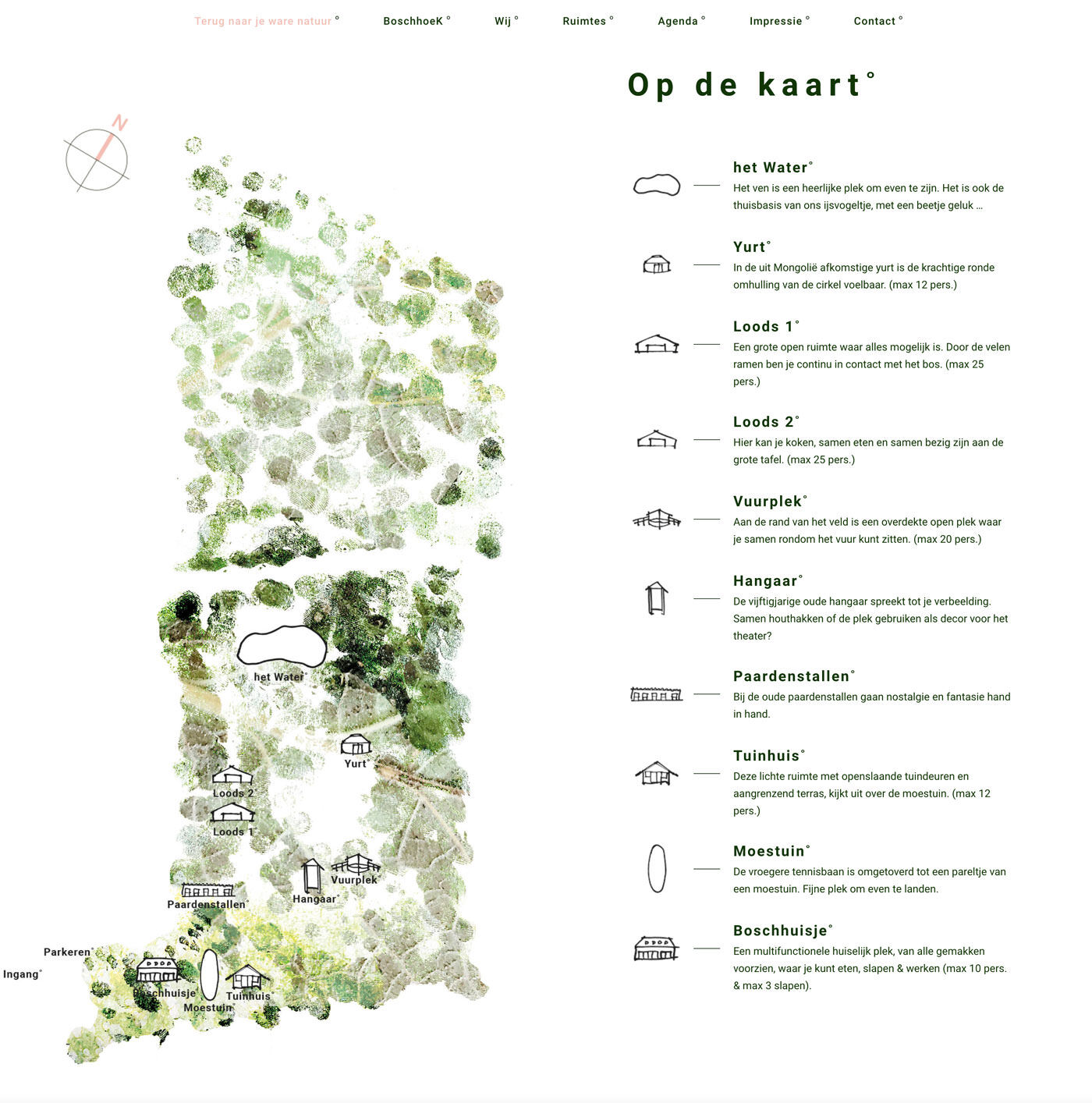 Klancase - Boschhoek - kaart