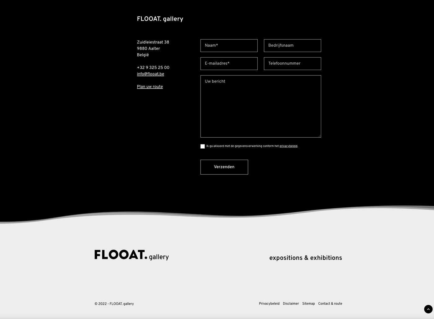 FLOOAT. gallery - contact 2