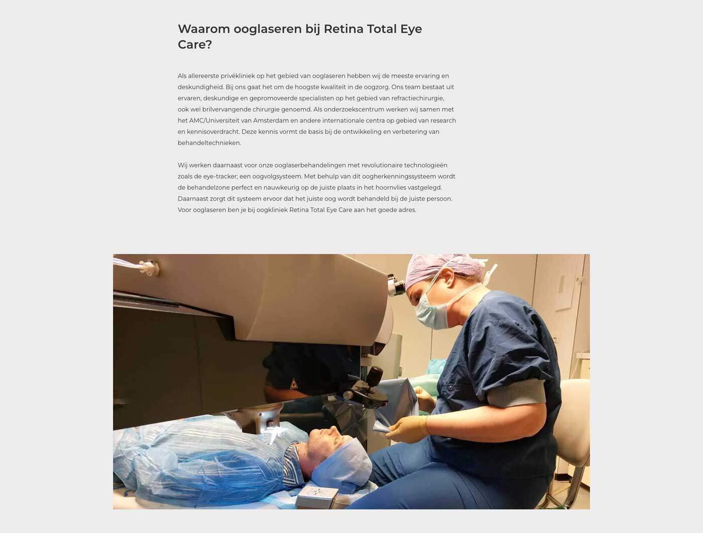 Retina Total Eye Care - behandeling 3