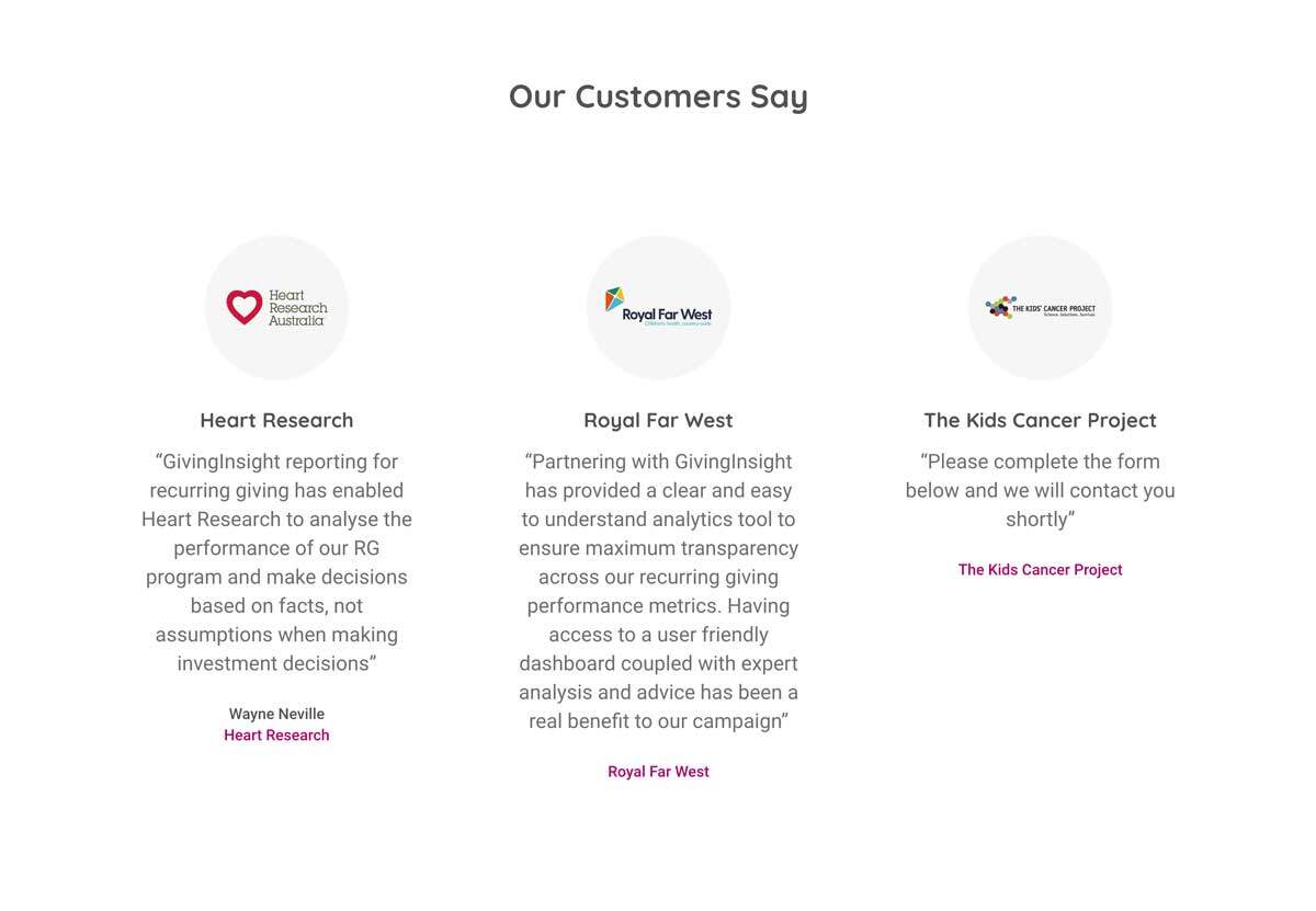 GivingInsight - Clients 2