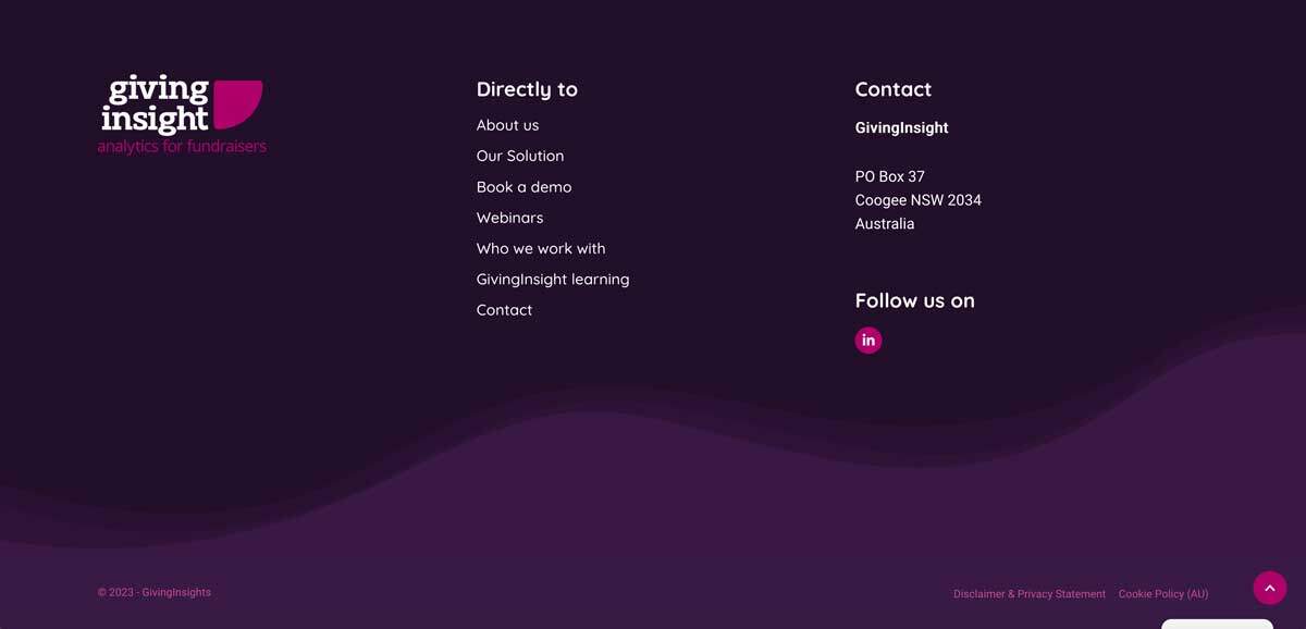 GivingInsight - footer