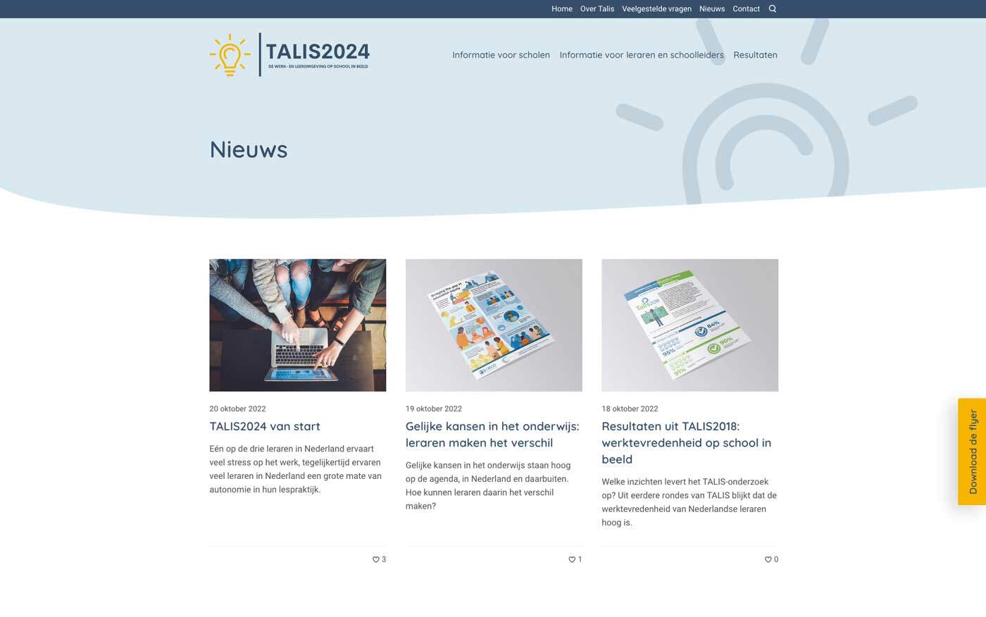 TALIS 2024 - nieuws overzicht