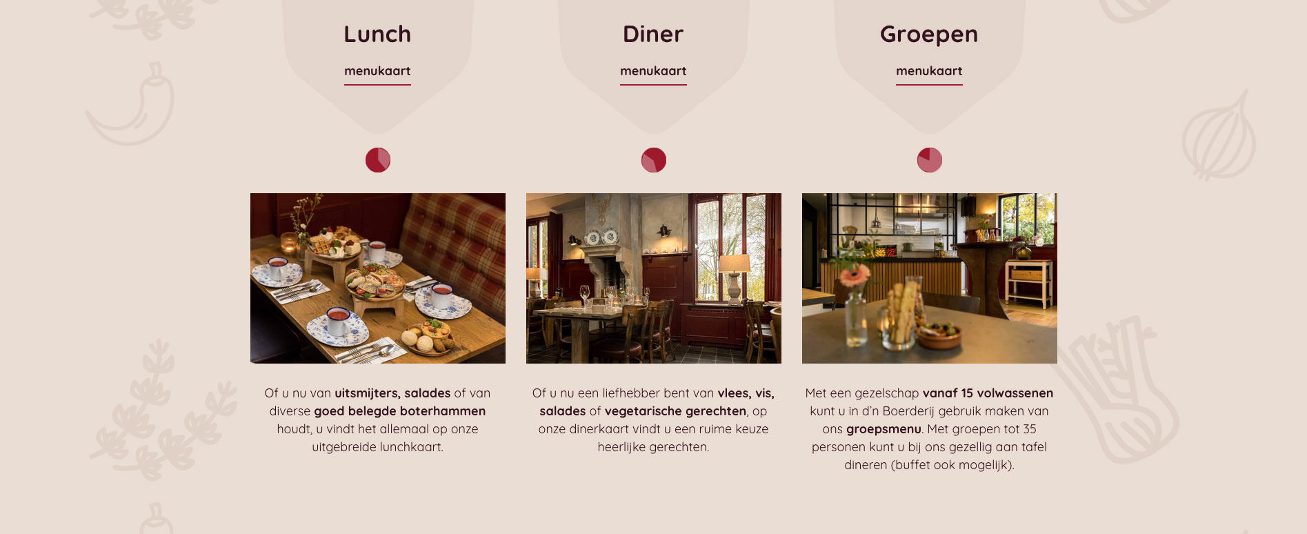 Website D'n Boerderij - home 2