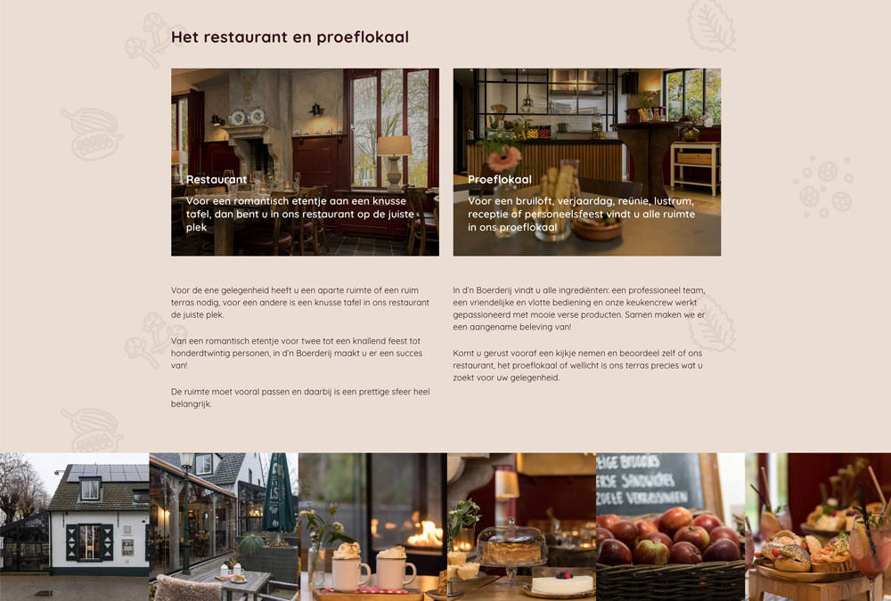 Website D'n Boerderij - home 6