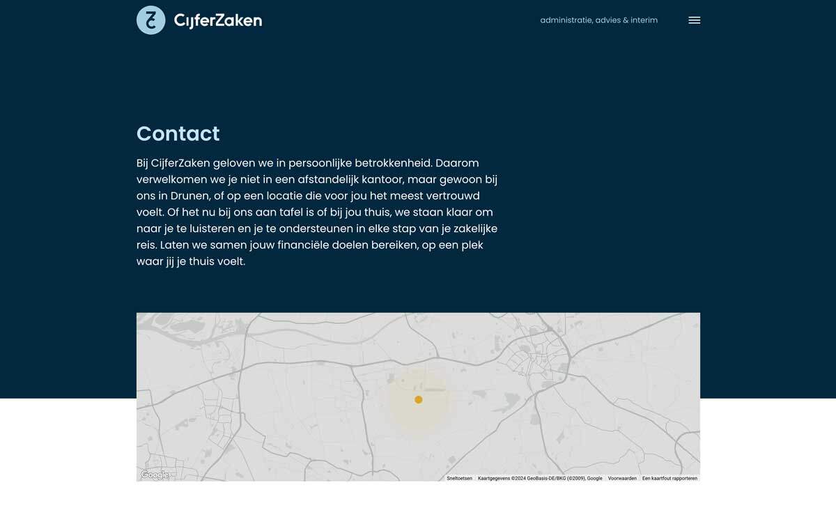 Cijferzaken - contact 1