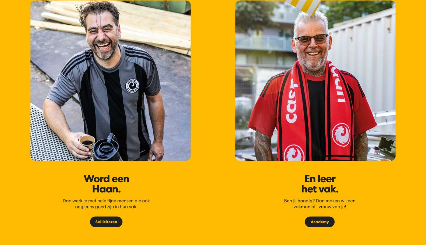 Klancase website Caspar de Haan - home