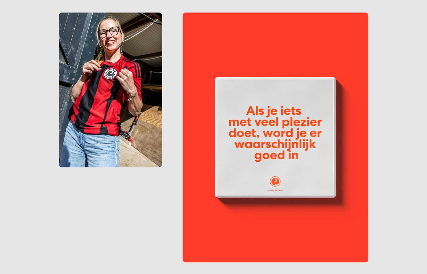 Klancase website Caspar de Haan - Plezier