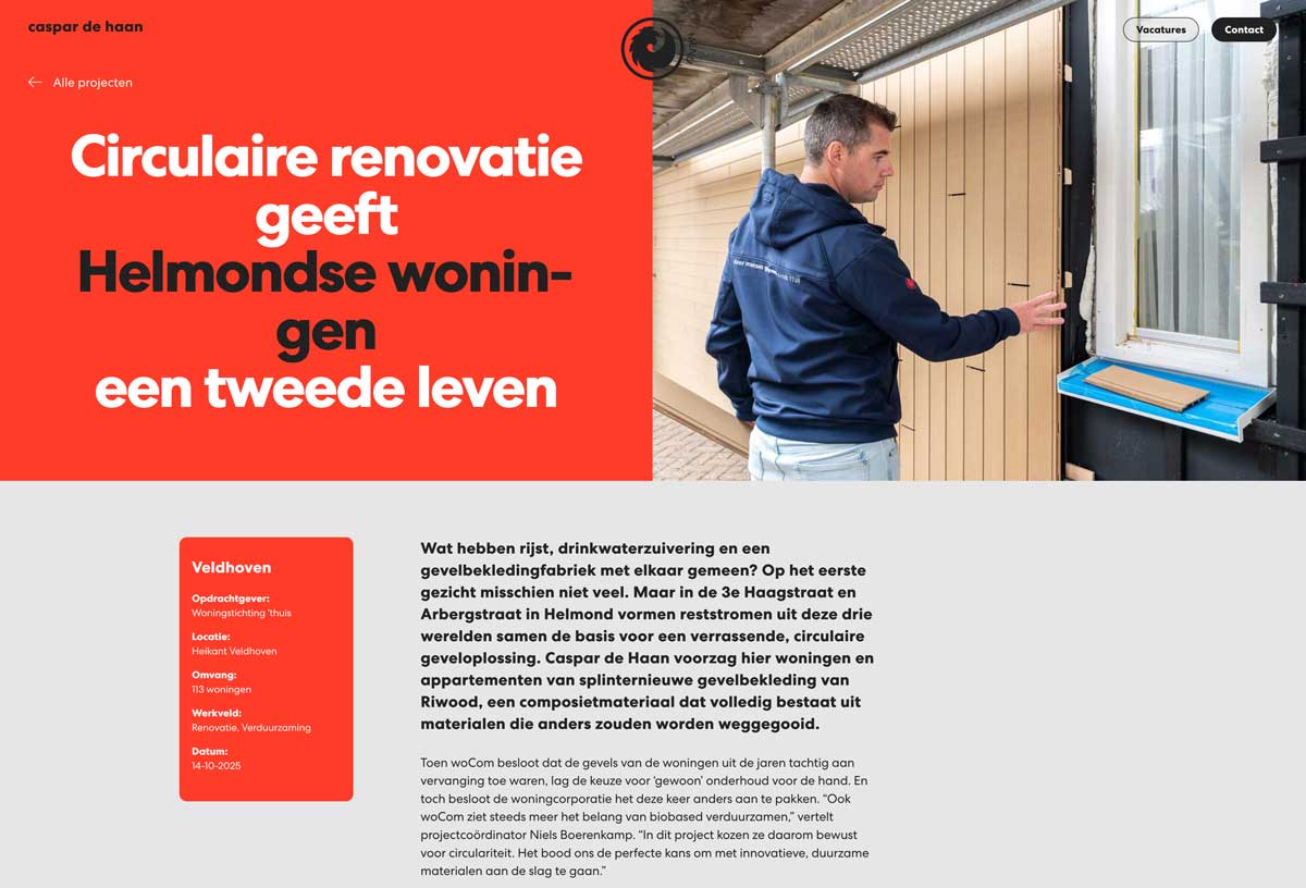 Klancase website Caspar de Haan - Plezier