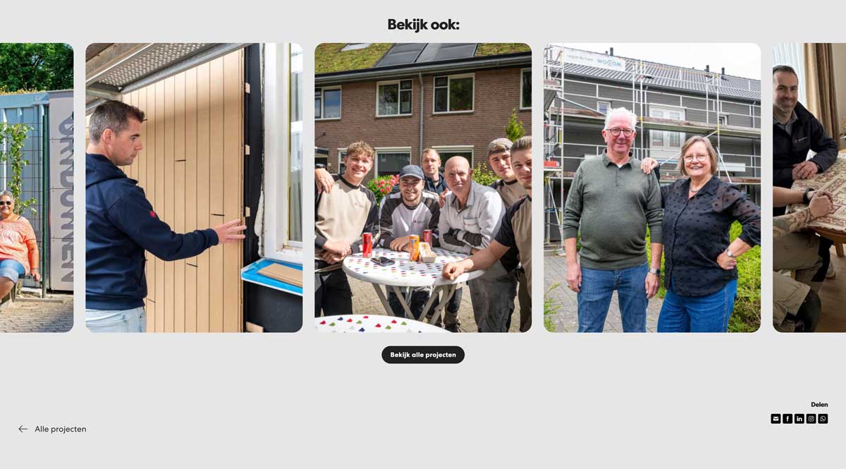 Klancase website Caspar de Haan - Project