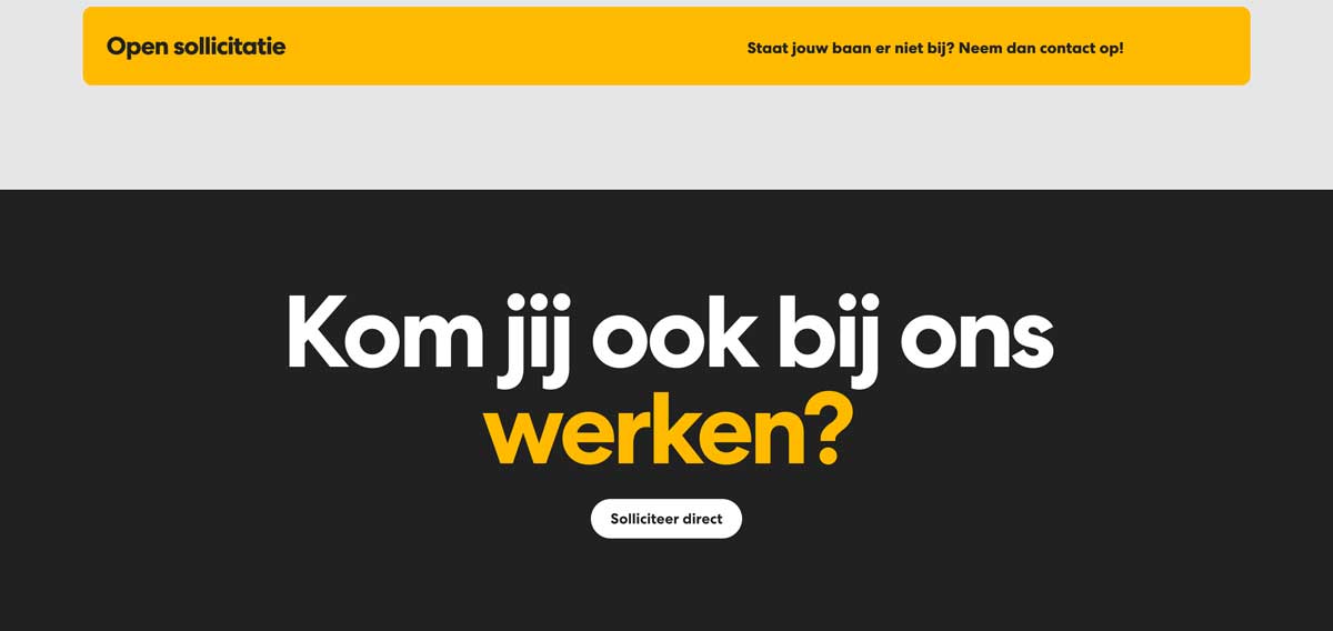 Klancase website Caspar de Haan - Werken bij