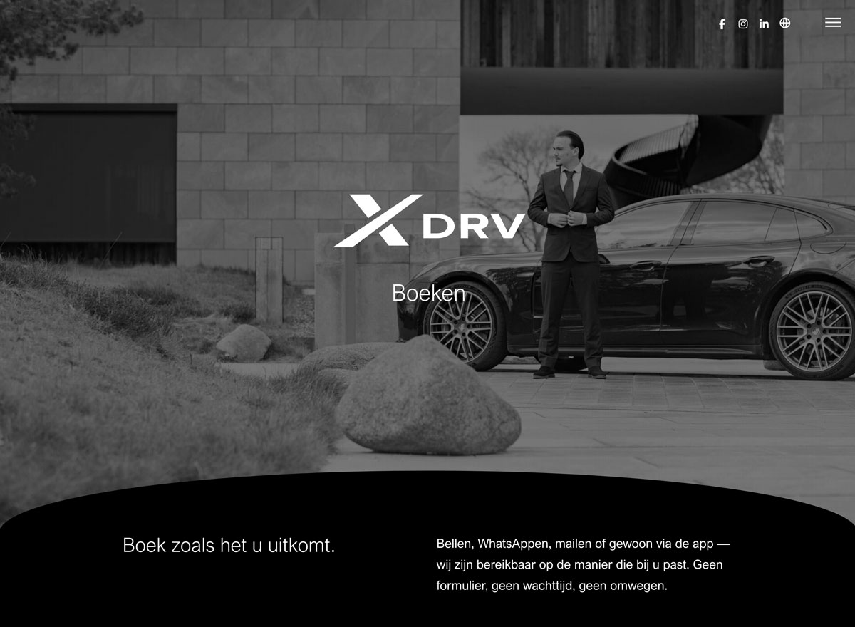 Webdesign en development website XDRV