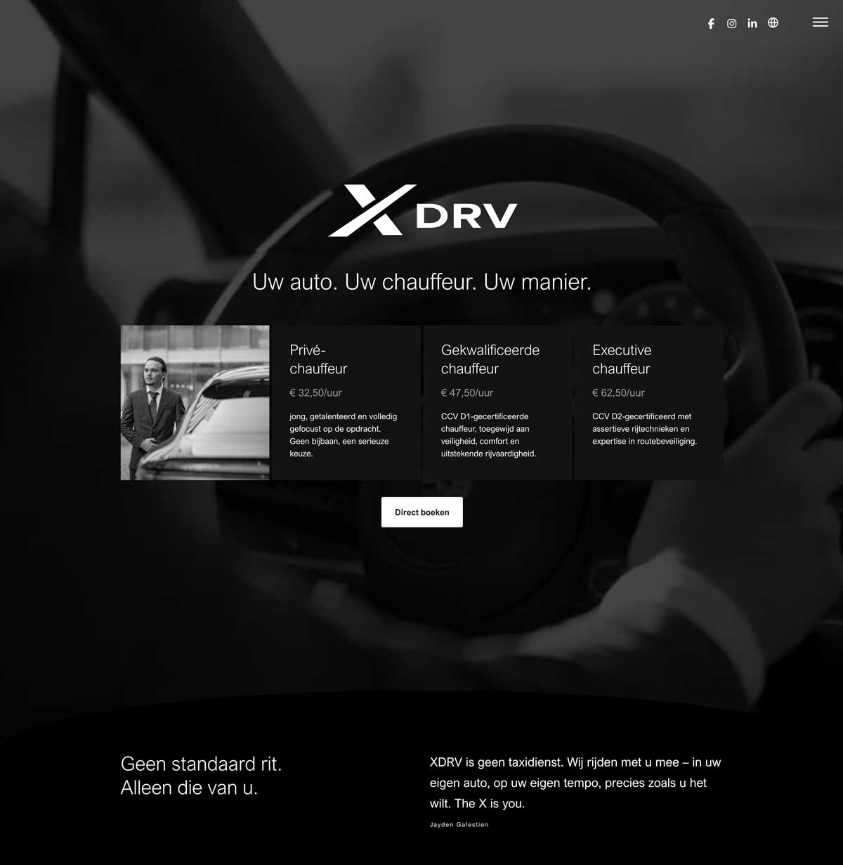 Webdesign en development website XDRV
