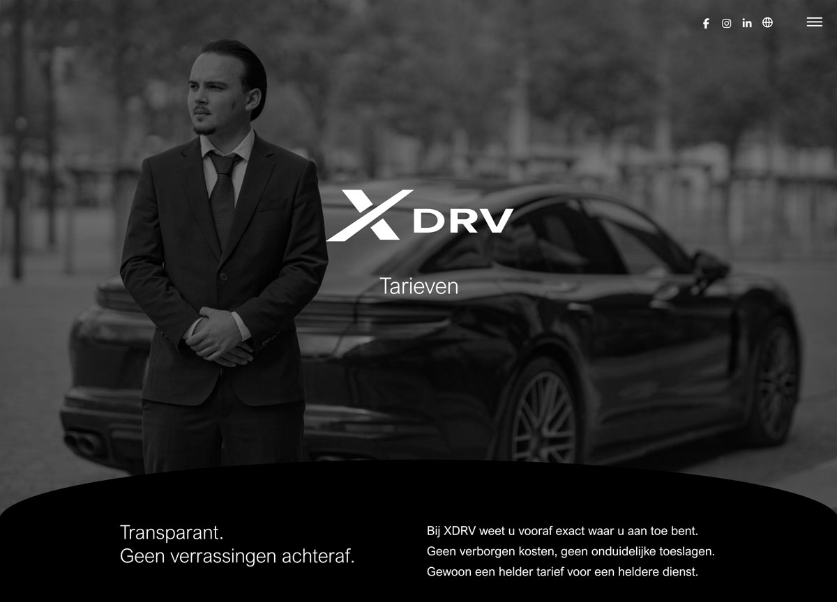 Webdesign en development website XDRV