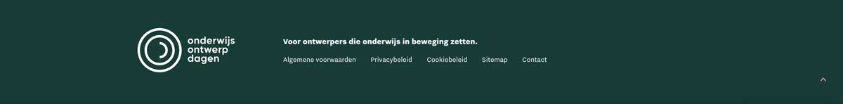 Webdesign en development website Onderwijsontwerpdagen