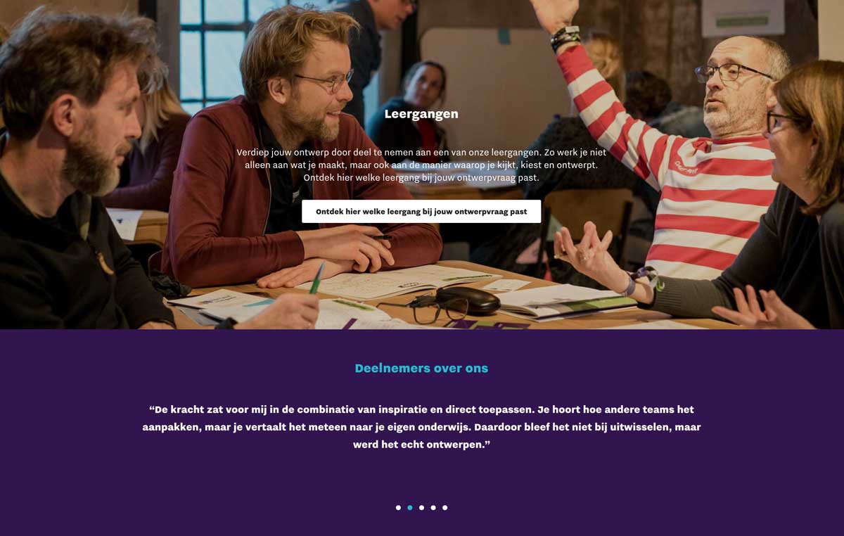 Webdesign en development website Onderwijsontwerpdagen