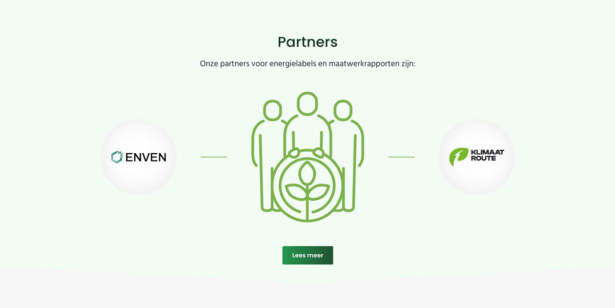 Webdesign en development website Verduurzamen Vastgoed
