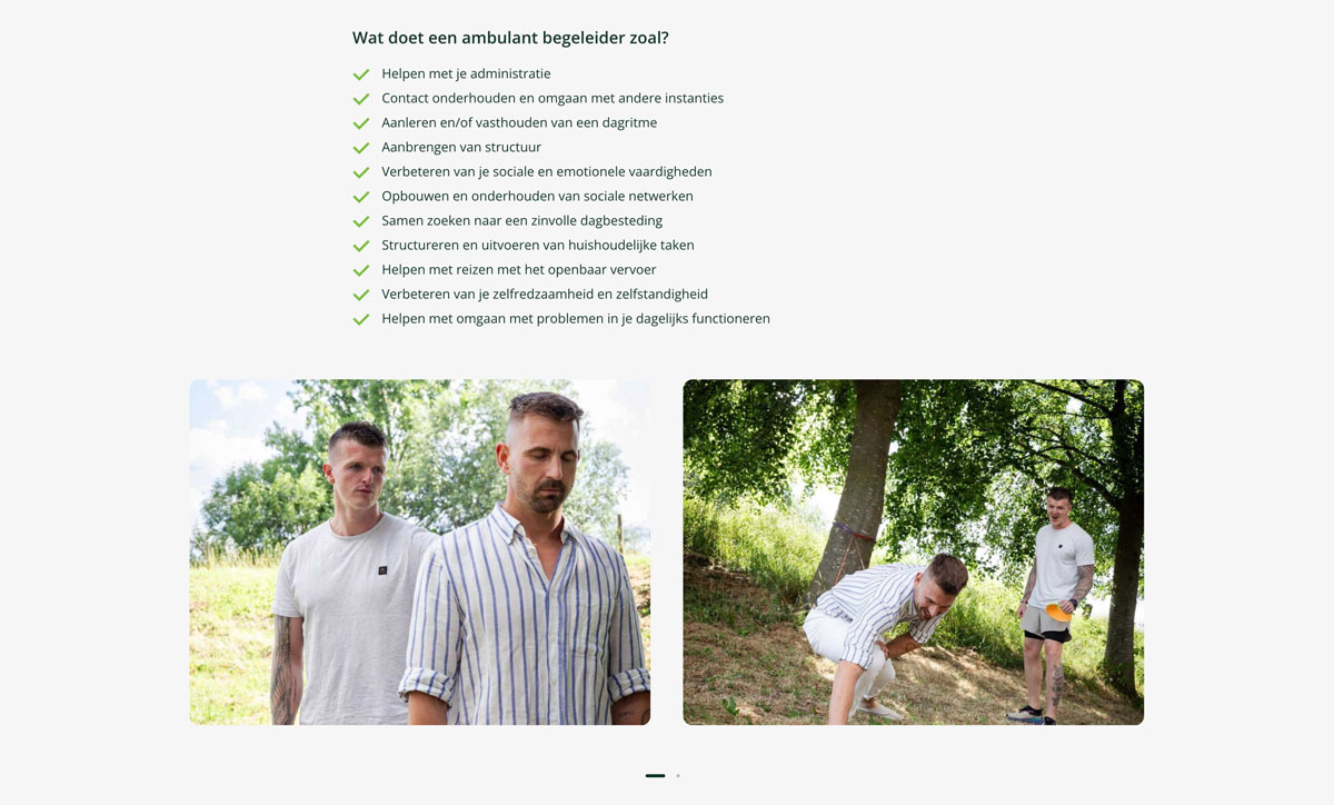 Webdesign en development website Werkwinkel de Liemers