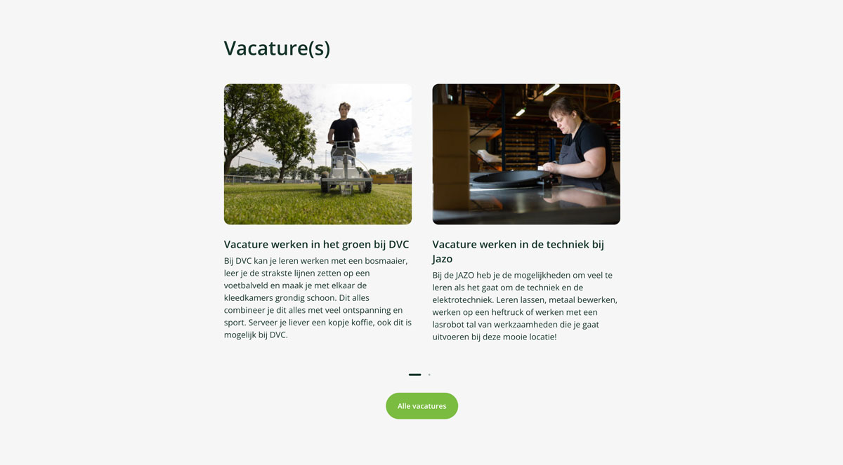 Webdesign en development website Werkwinkel de Liemers
